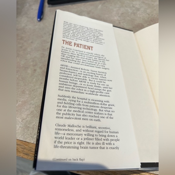 Hardcover Book The Patient by Michael Palmer - Picture 3 of 5